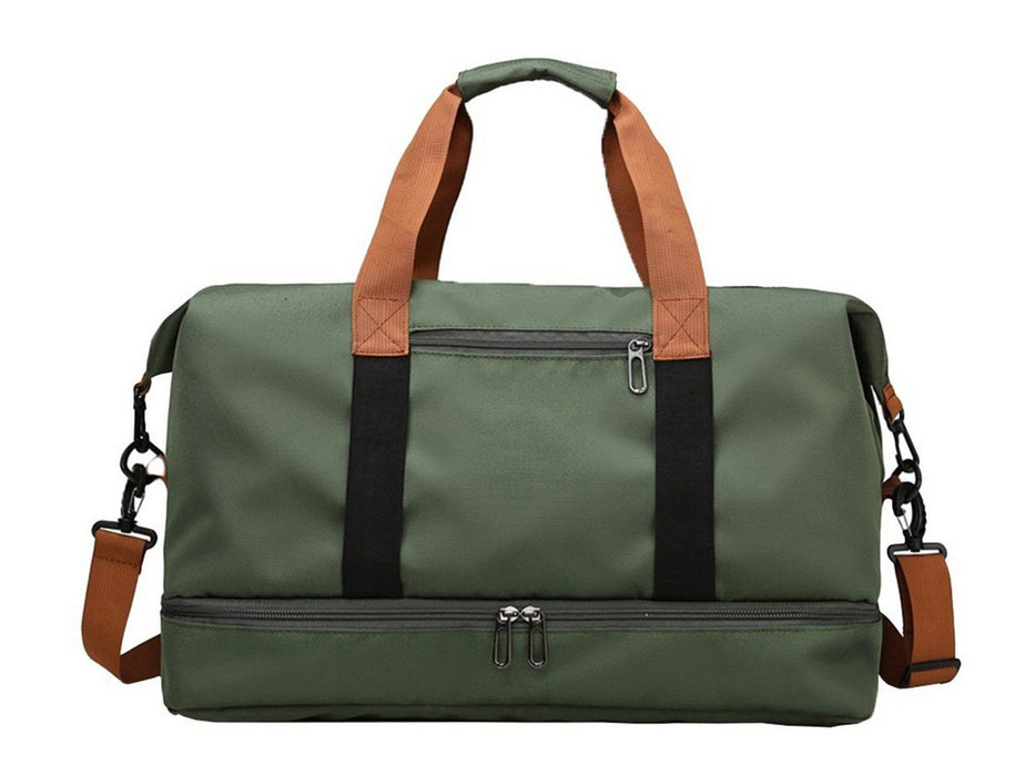 Large Travel Duffel Bag with Shoe Compartment