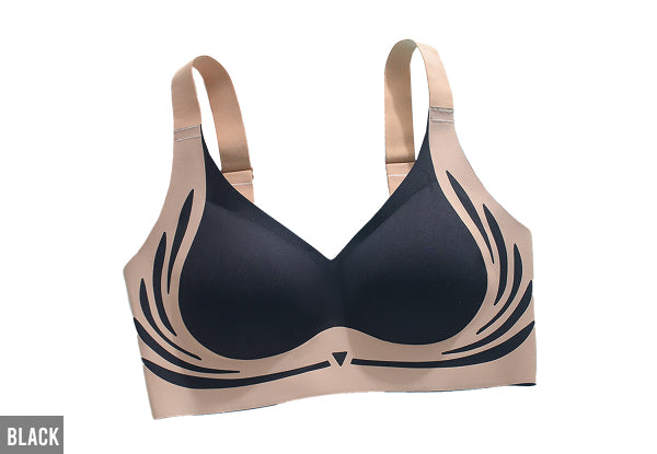 Wireless Anti-Sagging Push-Up Bra