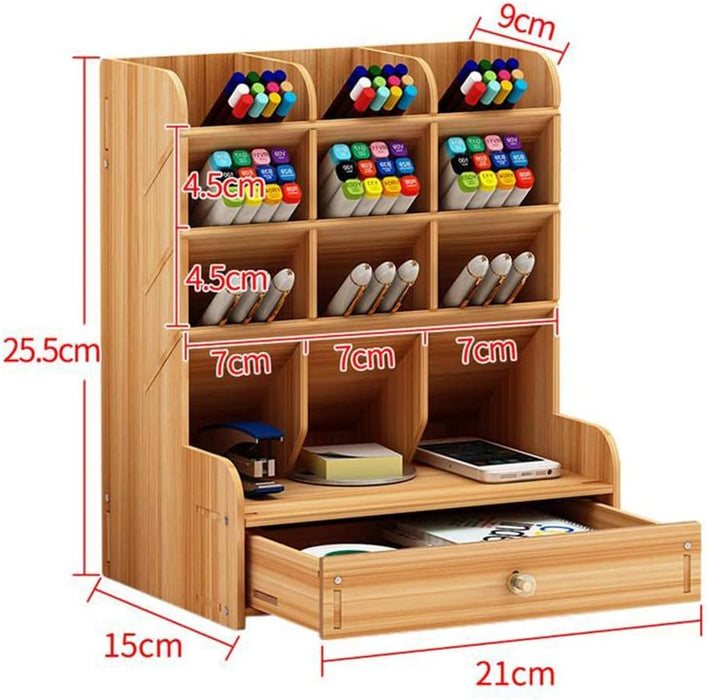 Wooden Desk Organiser