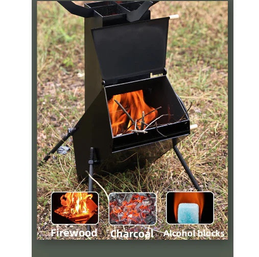 Portable Wood Burning Rocket Stove