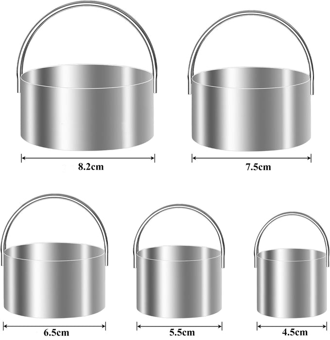 Circle Biscuit Cutter - 5 Piece