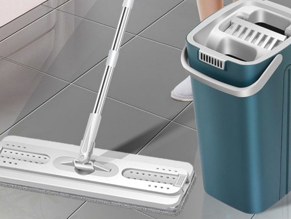 Flat Mop with Bucket System