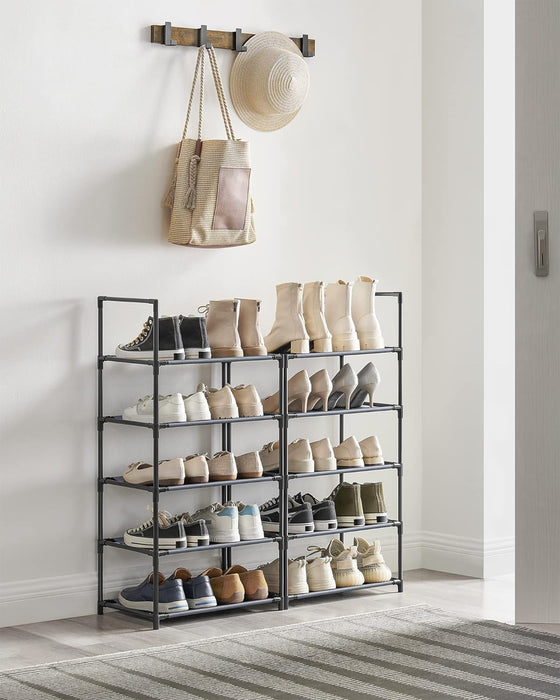 Tall Shoe Rack Storage - 10 Tier