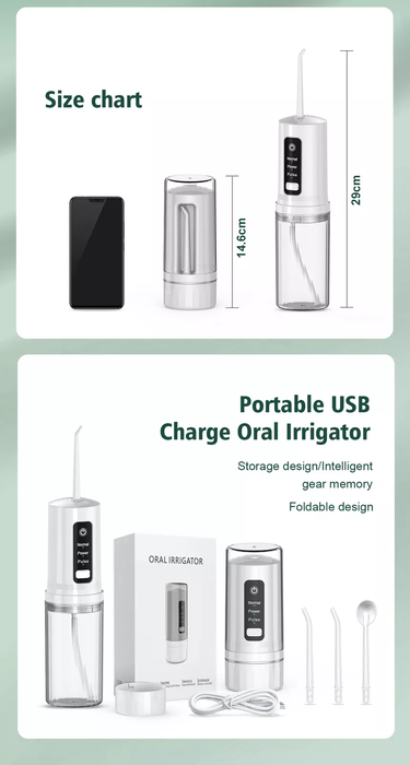 Portable USB Charge Oral Irrigator