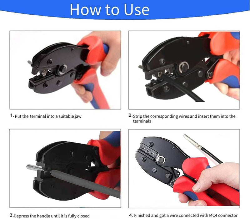 Solar Crimping Tool Set