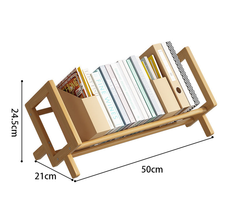 Bamboo Desktop Bookshelf  Tabletop Organizer