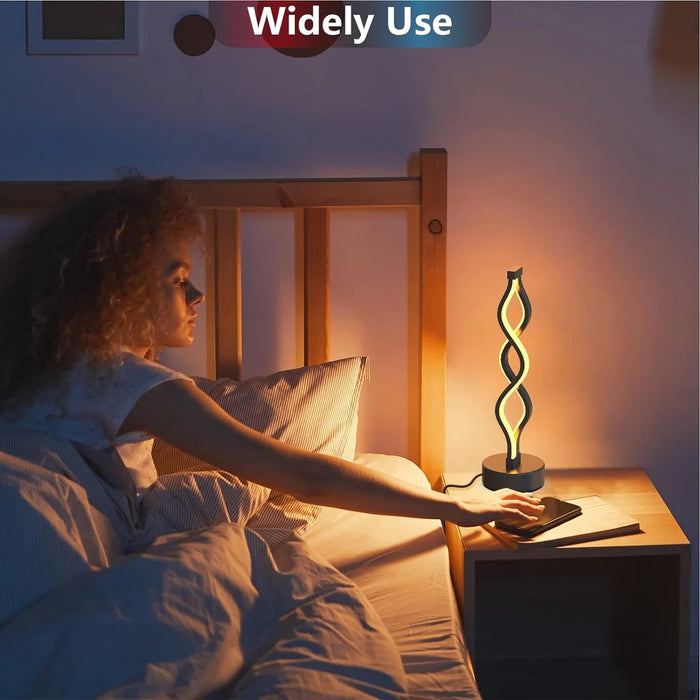 Spiral LED Table Lamps