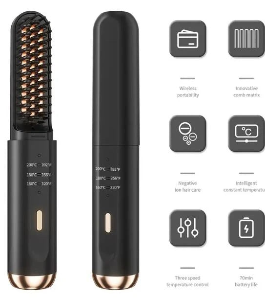 Cordless Hair Straightening Comb