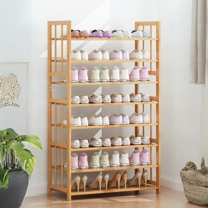 8-Tier Bamboo Shoe Rack