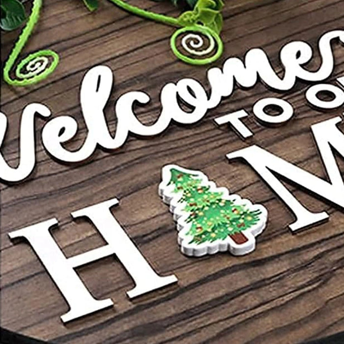 Interchangeable Seasonal Welcome Sign Front Door Decor