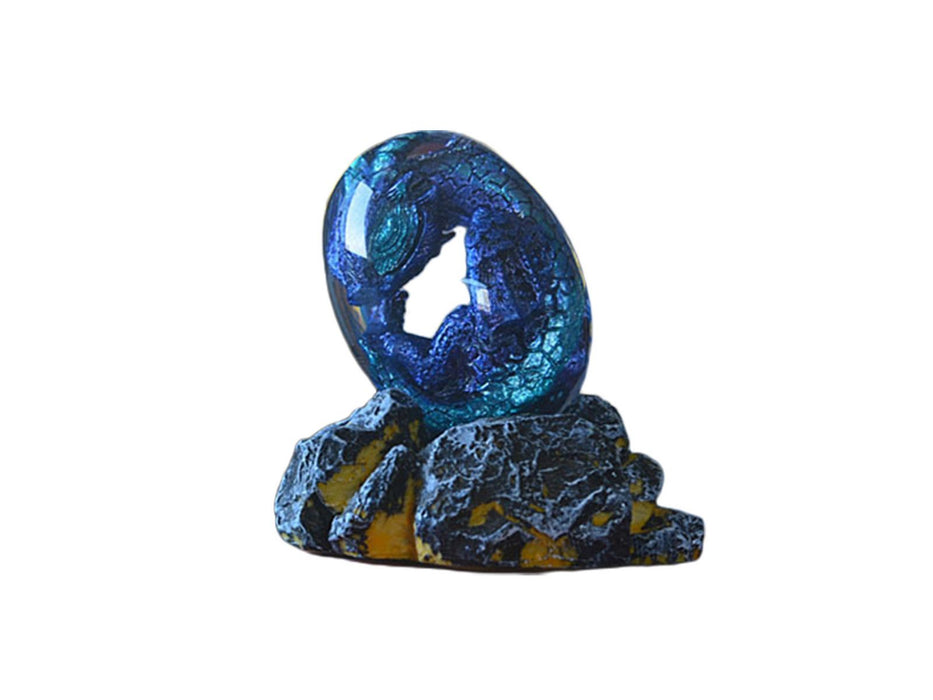 Resin Lava Dragon Egg Sculpture