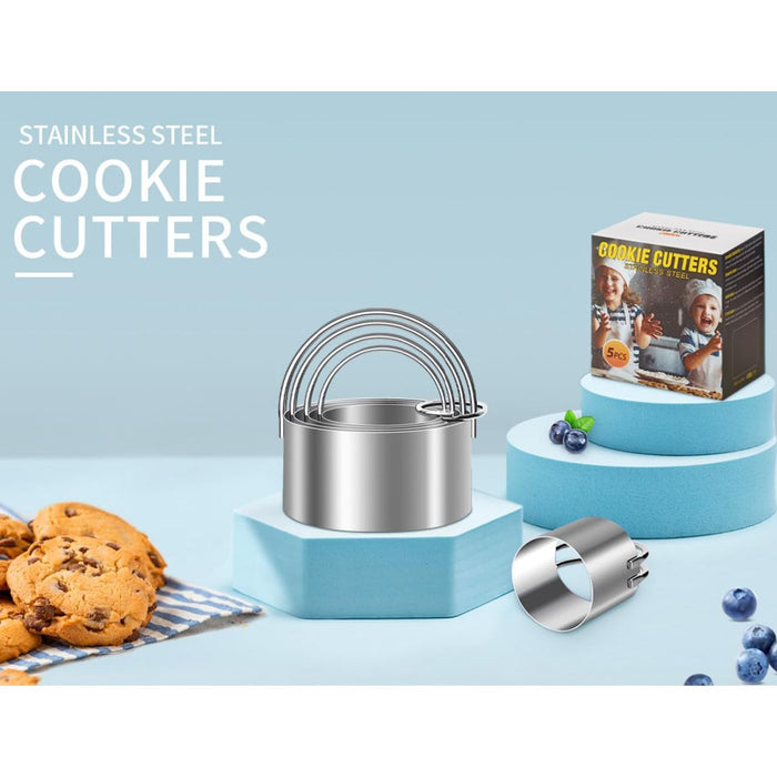 Circle Biscuit Cutter - 5 Piece