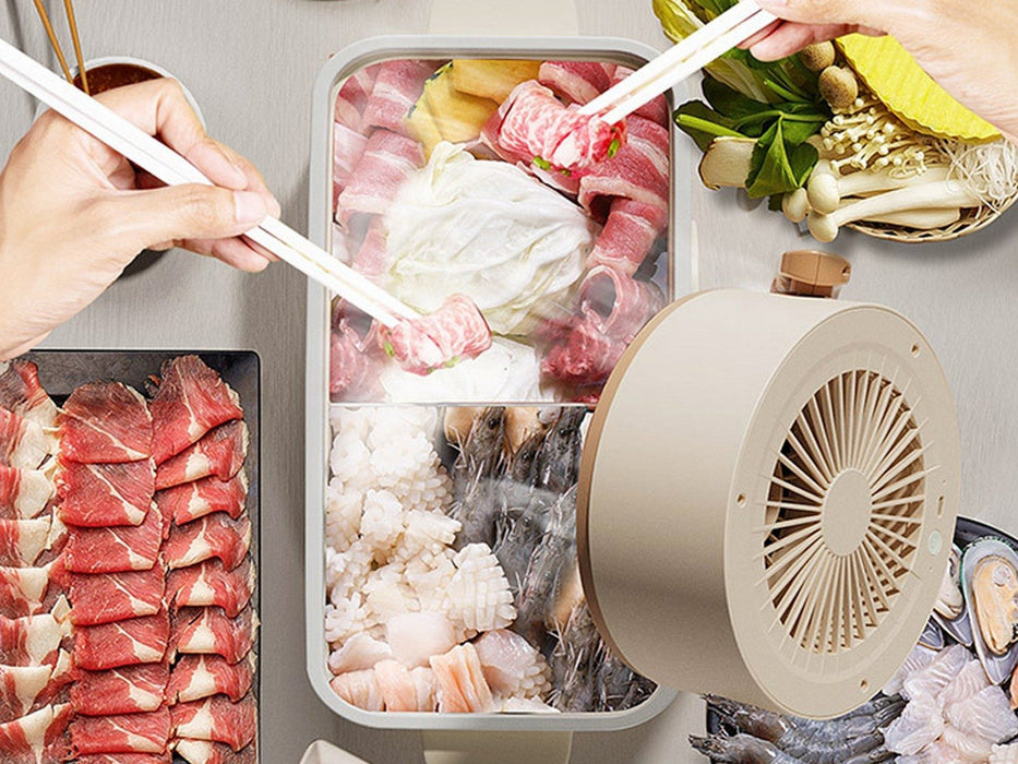 Portable Cooker Hood for BBQ Hot Pot