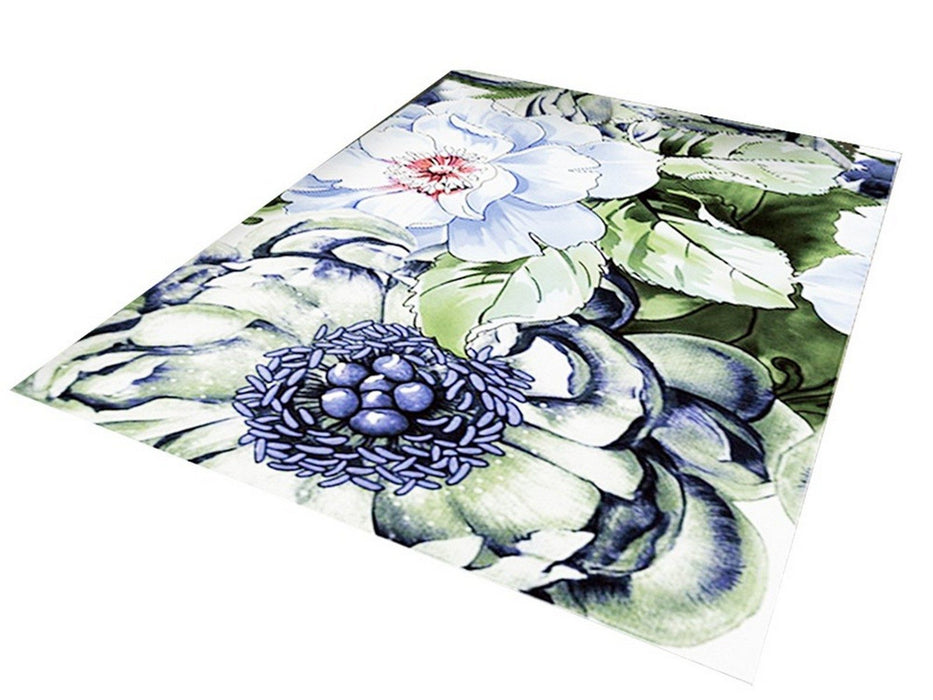 Flower Pattern Floor Mat