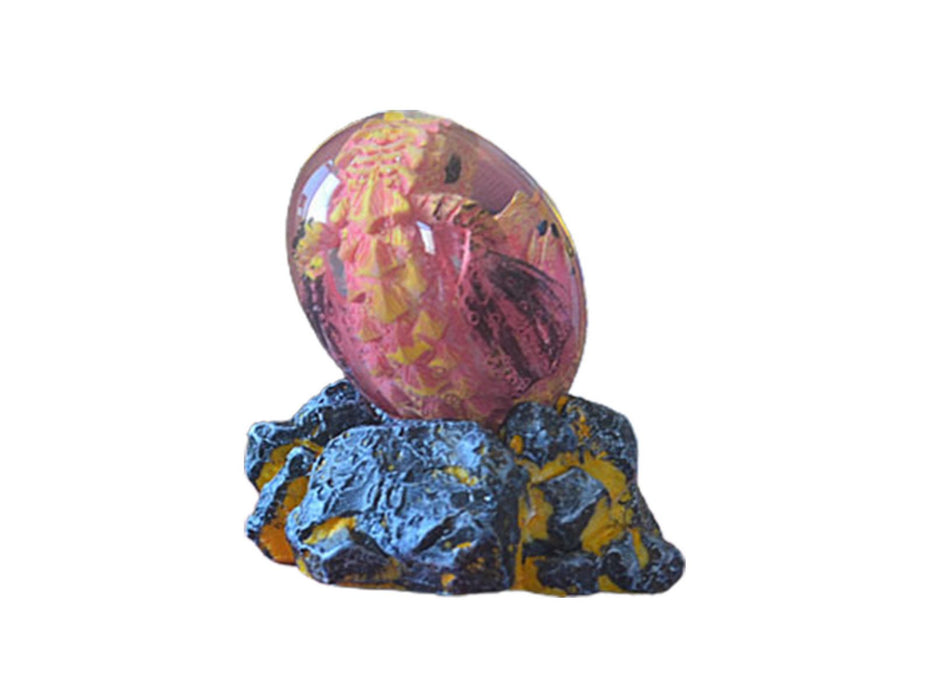 Resin Lava Dragon Egg Sculpture