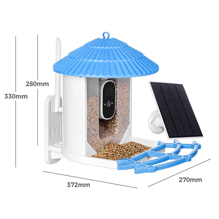 Solar Smart Bird Feeder with Camera & APP