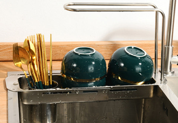 Expandable Stainless Steel Storage Sink Organiser