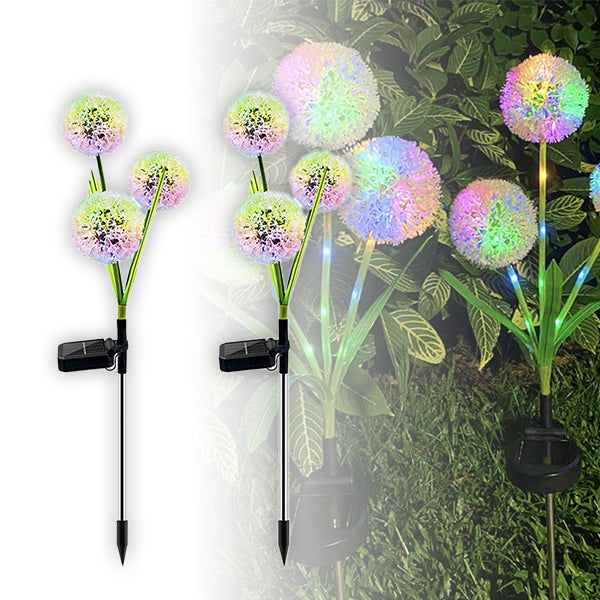 Solar Powered Dandelion Outdoor Lights