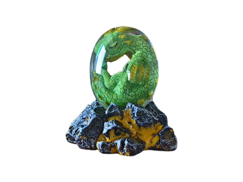 Resin Lava Dragon Egg Sculpture