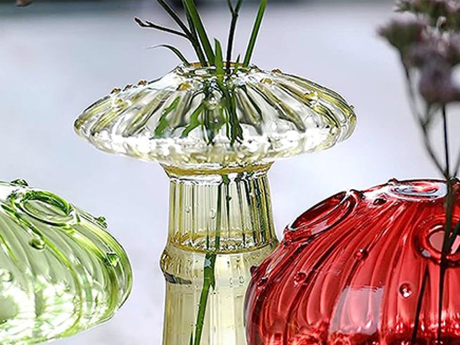 Mushroom Shape Aromatherapy Glass Vase