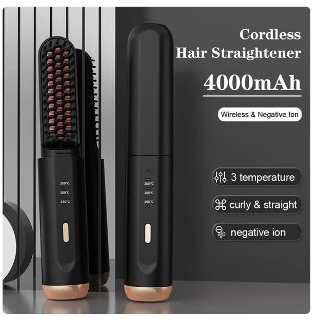 Cordless Hair Straightening Comb