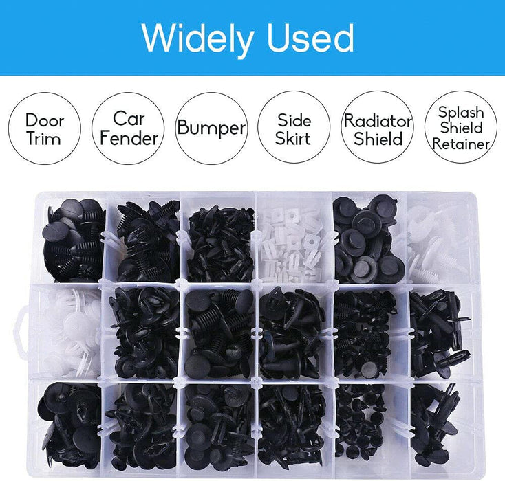 415PCS Car Body Trim Clips