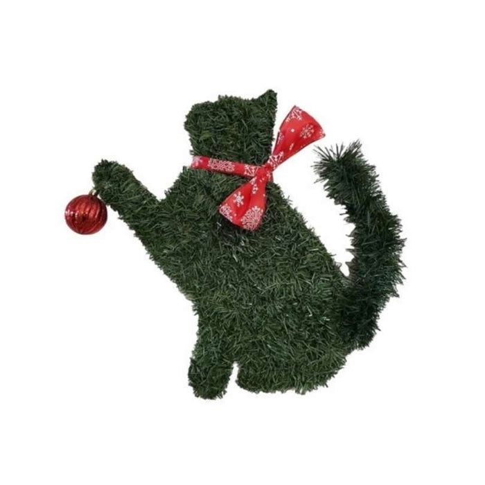 Pet Shaped Artificial Christmas Wreath