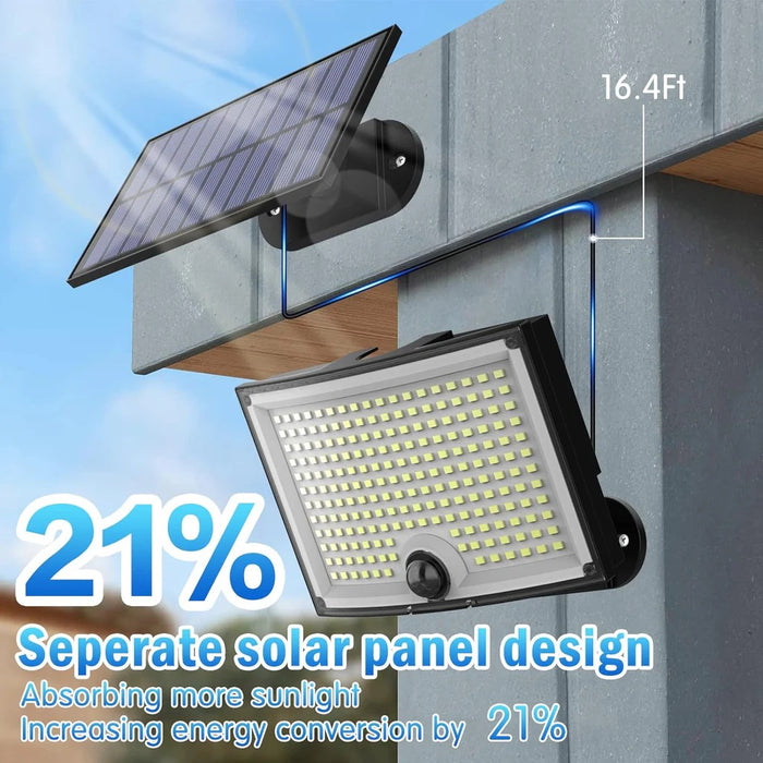 202 LED Solar Outdoor Security Light