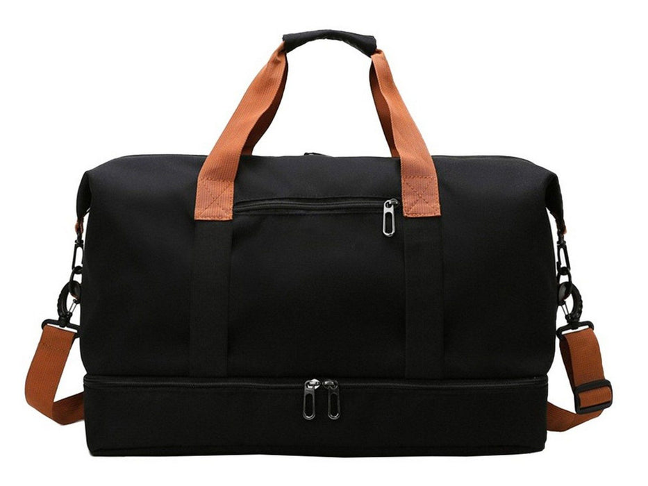 Large Travel Duffel Bag with Shoe Compartment