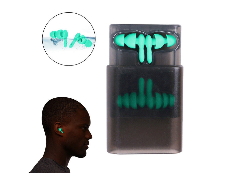 Silicone Noise Reduction Earplug - 2 Pairs