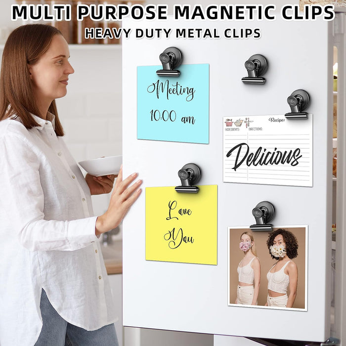 Fridge Magnets Magnetic Clips - 12 Pack