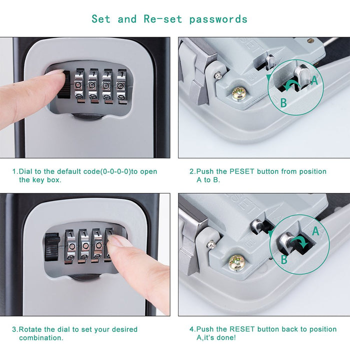 Wall Mounted Key Storage Safe