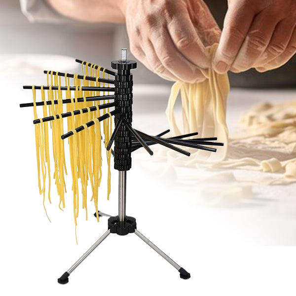 Rotating Pasta Drying Rack with 14 Rods