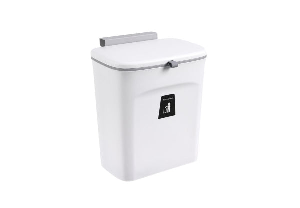 Hanging Kitchen Trash Can with Sliding Lid