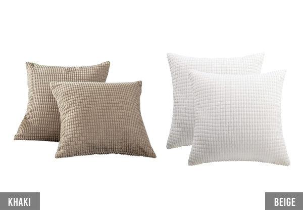 Corduroy Cushion Cover - 2 Pack