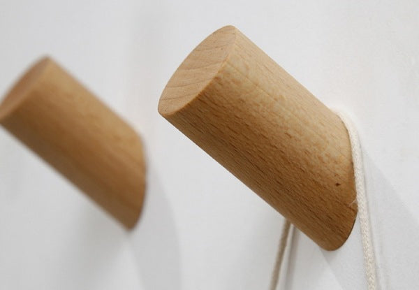 Wall Mounted Wooden Hooks