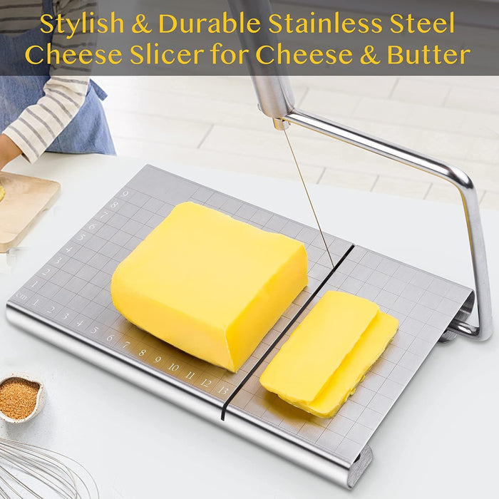 Stainless Steel Cheese & Butter Slicer