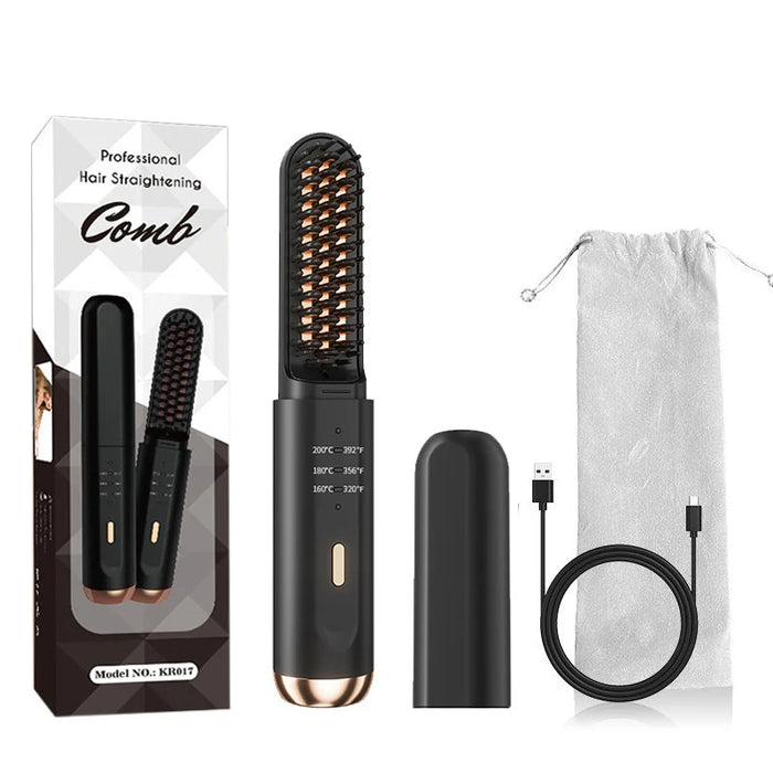 Cordless Hair Straightening Comb