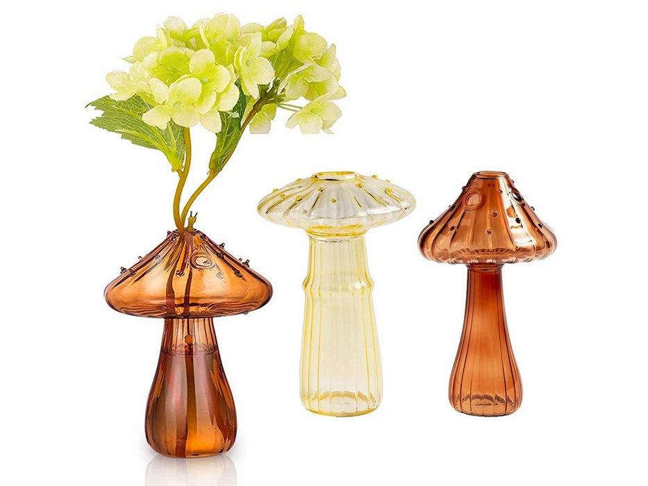 Mushroom Shape Aromatherapy Glass Vase