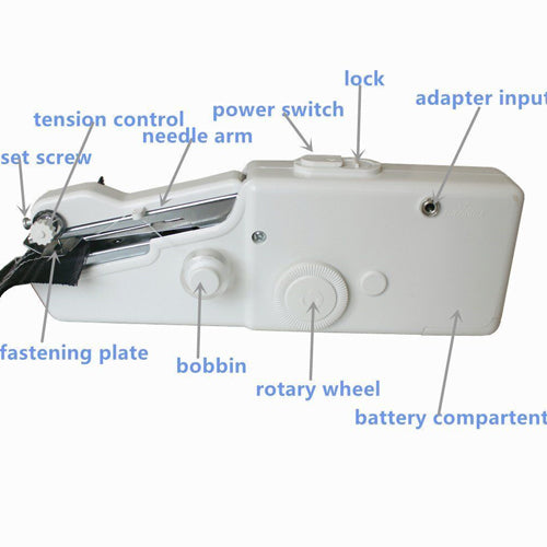 Mini Portable Electric Sewing Machine Cordless Operation