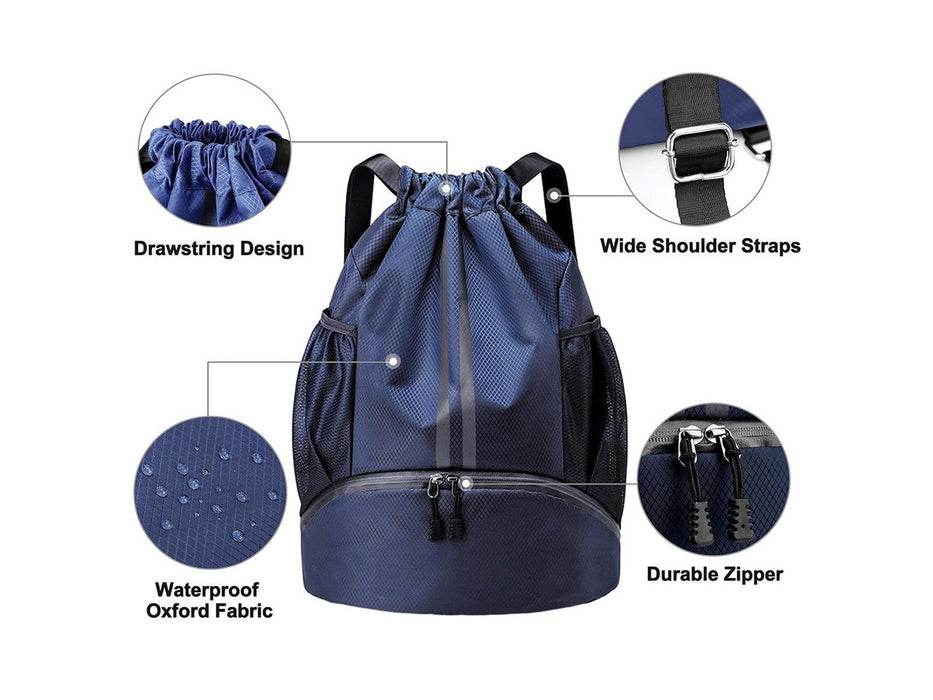 Sports Large Capacity Drawstring Backpack