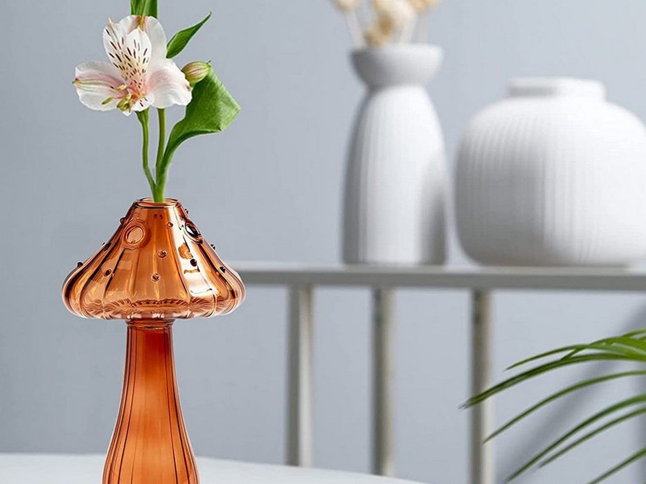 Mushroom Shape Aromatherapy Glass Vase