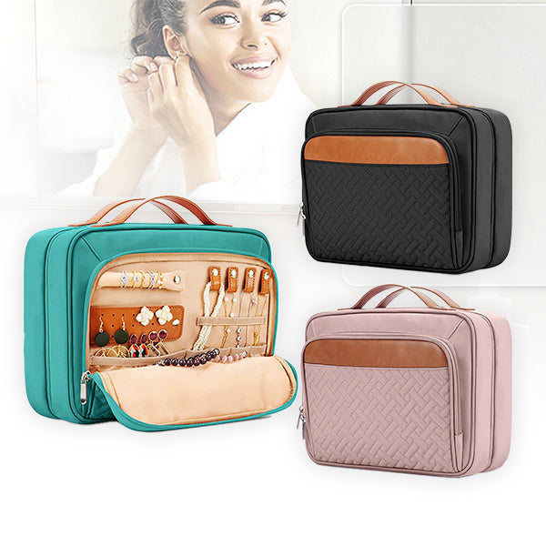 Travel Toiletry Makeup Bag with Organizer