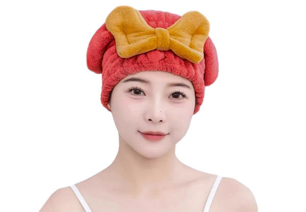 Two-Piece Fast Drying Hair Towel