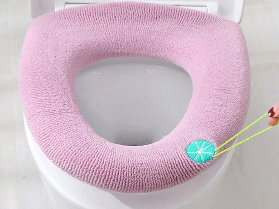 Warm Stretchable Toilet Seat Cover -Set of 4