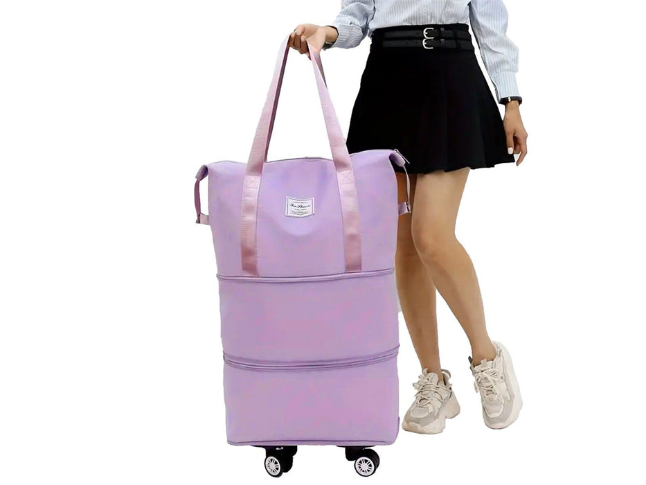Expandable Travel Duffel Bag with Wheels
