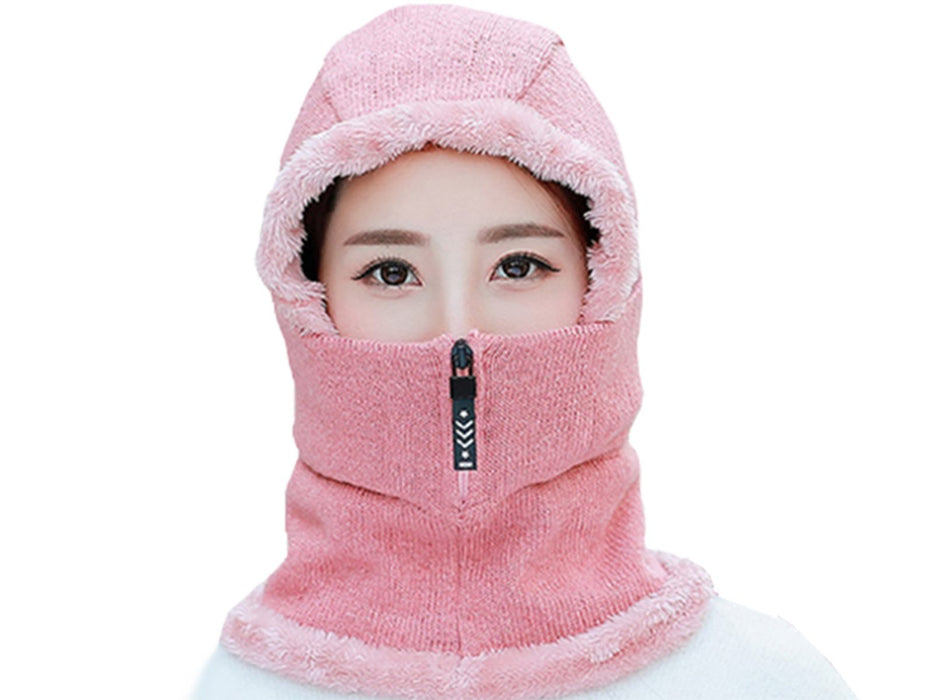 2-in-1 Winter Fleece Hat & Neck Warmer