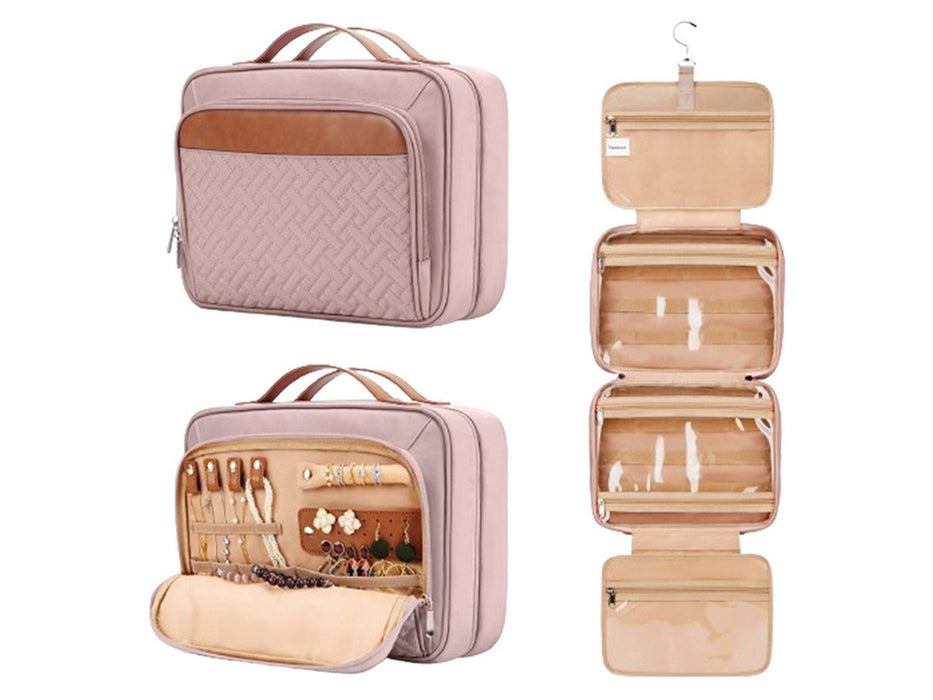 Travel Toiletry Makeup Bag with Organizer