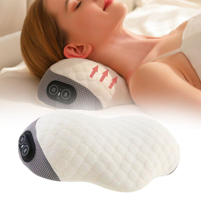 Electric Neck Massager Pillow with Heat Vibration