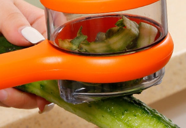 Multi-Functional Fruit Storage Peeler